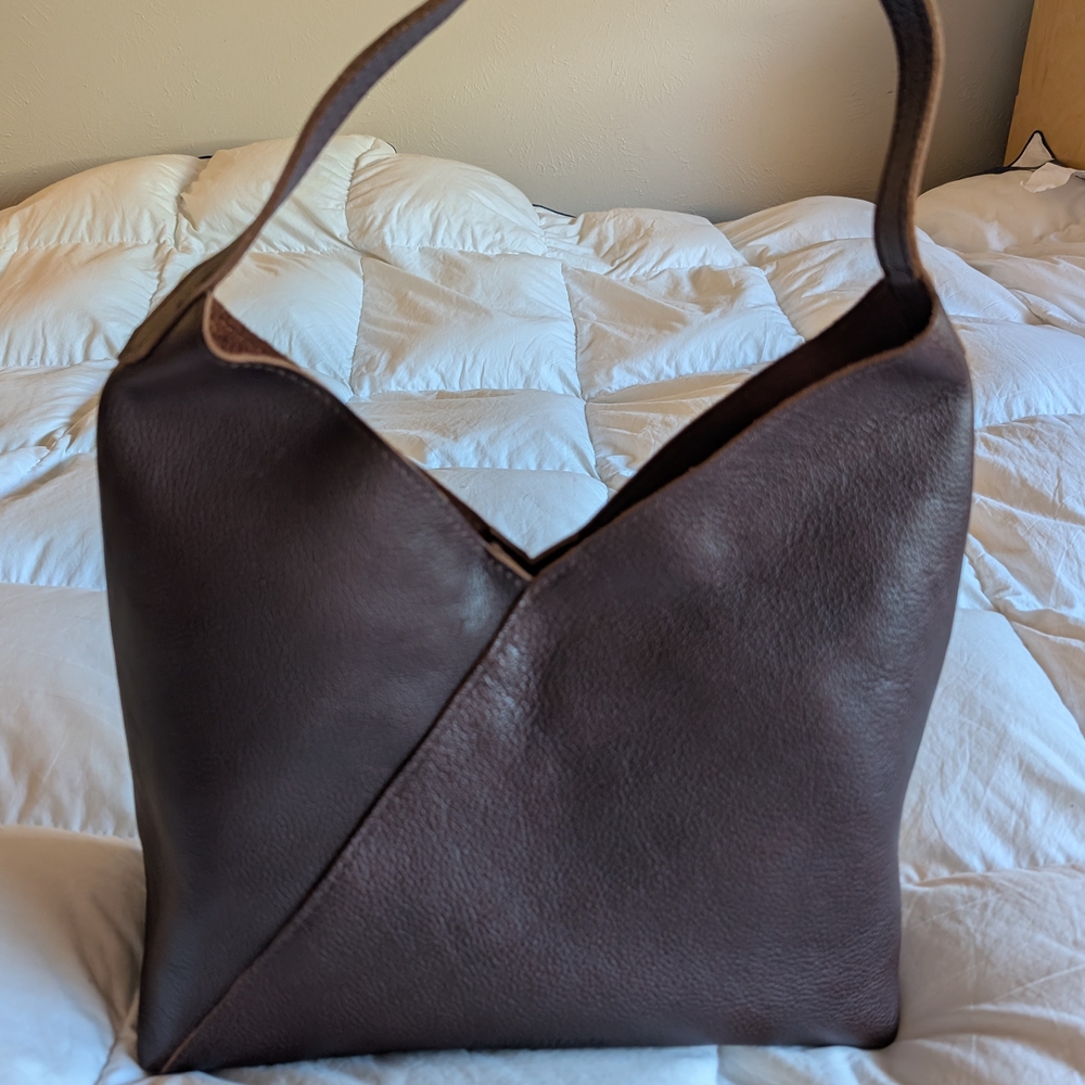 Portland Leather Goods Naomi Shoulder Bag In Espresso